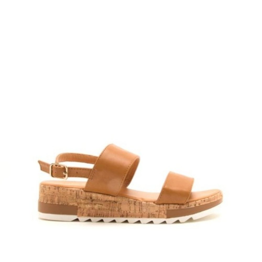 Caramel Platform Espadrille Flatform Sandals - Picture 8 of 8